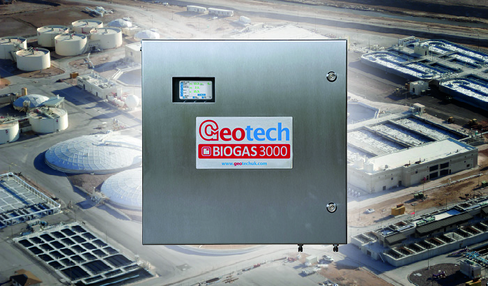 BIOGAS 3000 on a background